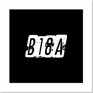 B18A (Black) Posters and Art